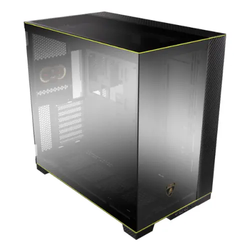 Lian Li O11D Dynamic Evo RGB Automobili Lamborghini LCD Siyah Gaming Kasa (G99.O11DERGBL.00)