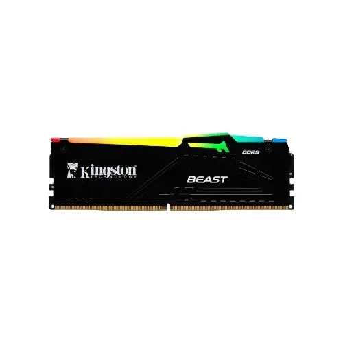 Kingston Beast KF564C32BBEAK2-32TR RGB 32GB (2x16) DDR5 6400Mhz CL32 Siyah Gaming RAM (Bellek)