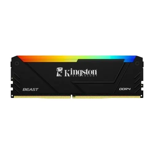 Kingston Beast KF436C18BB2AK2/32TR RGB 32GB (2x16) DDR4 3600Mhz CL18 Siyah Gaming RAM (Bellek)