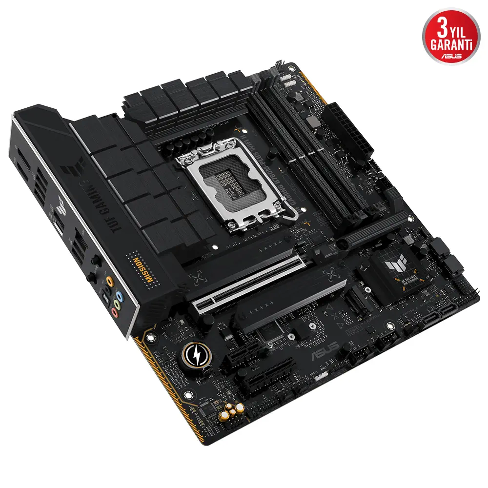 ASUS TUF Gaming B760M-PLUS WIFI II Intel B760 Soket 1700 DDR5 7800(OC)MHz mATX Gaming (Oyuncu) Anakart