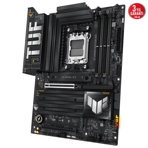 Asus TUF GAMING X870-PLUS WIFI AMD X870 Soket AM5 DDR5 8000+(OC)MHz ATX Gaming (Oyuncu) Anakart