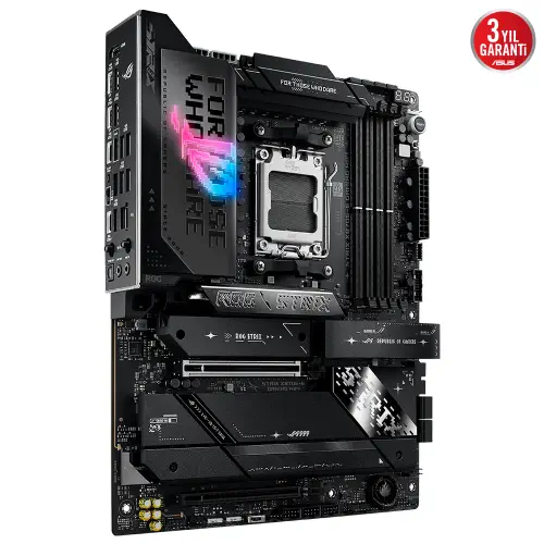 Asus ROG STRIX X870E-E GAMING WIFI AMD X870E Soket AM5 DDR5 8400+(OC)MHz ATX Gaming (Oyuncu) Anakart