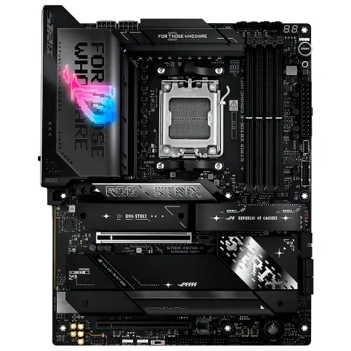 Asus ROG STRIX X870E-E GAMING WIFI AMD X870E Soket AM5 DDR5 8400+(OC)MHz ATX Gaming (Oyuncu) Anakart