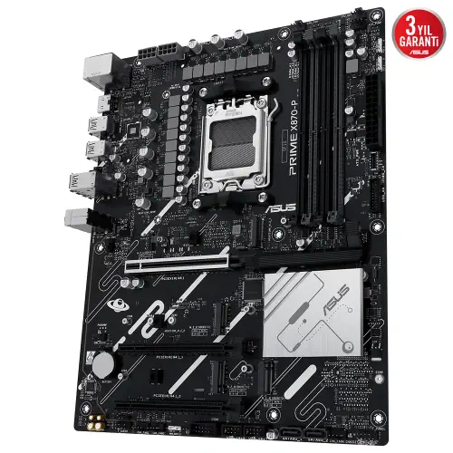 Asus PRIME X870-P AMD X870 Soket AM5 DDR5 8000+(OC)MHz ATX Gaming (Oyuncu) Anakart