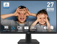 MSI Pro MP275QDE 27″ 1920x1080 1ms 100Hz IPS WQHD Adaptive-Sync Monitör