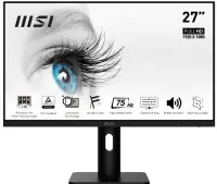 MSI Pro MP273UDE 27″ 5ms 75Hz FreeSync IPS Anti-Glare  Full HD Monitör