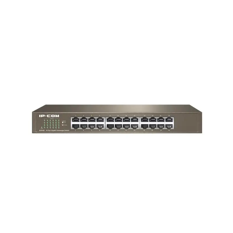 Ip-Com G1024D 24 Port Gigabit Metal Kasa Rackmount Switch