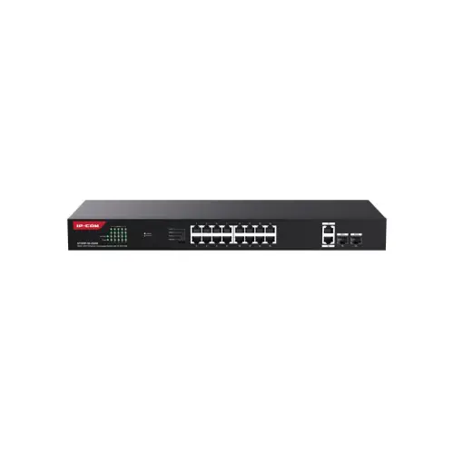 Ip-Com G1120P-16-250W 16 Port Gigabit 2XGB RJ45/SFP Uplink 230W POE  Rackmount Switch