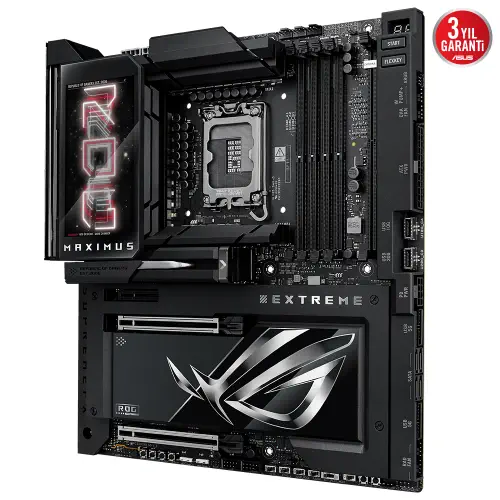 ASUS ROG MAXIMUS Z890 EXTREME Intel LGA1851 Z890 DDR5 8800+MHz(OC) E-ATX Gaming (Oyuncu) Anakart