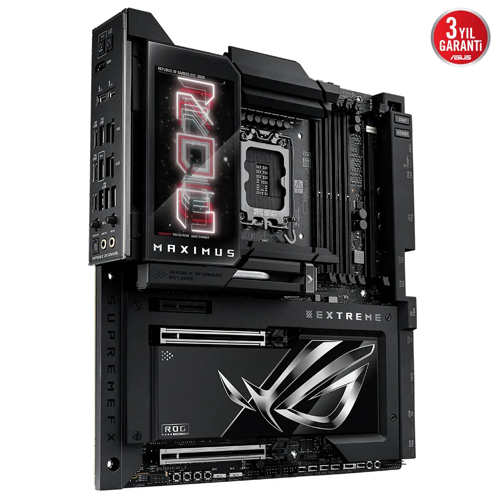 ASUS ROG MAXIMUS Z890 EXTREME Intel LGA1851 Z890 DDR5 8800+MHz(OC) E-ATX Gaming (Oyuncu) Anakart