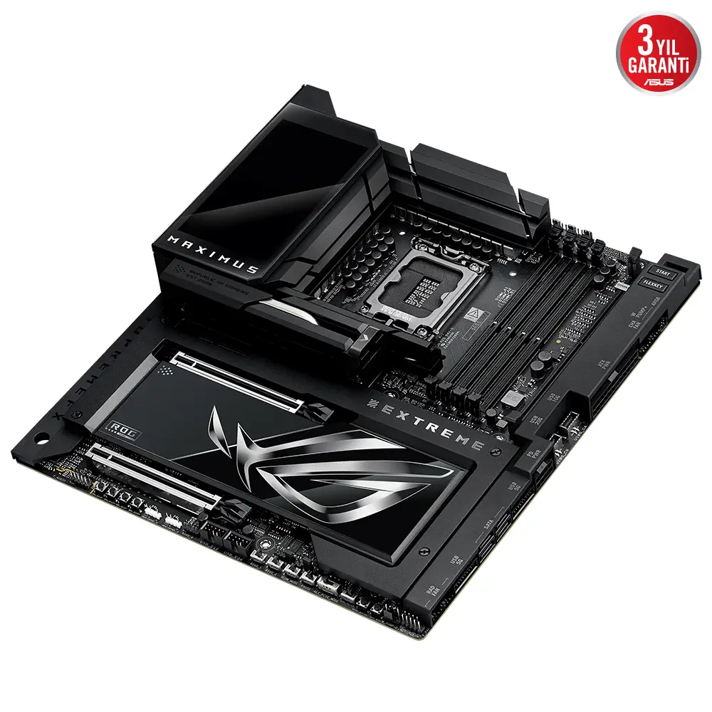 ASUS ROG MAXIMUS Z890 EXTREME Intel LGA1851 Z890 DDR5 8800+MHz(OC) E-ATX Gaming (Oyuncu) Anakart