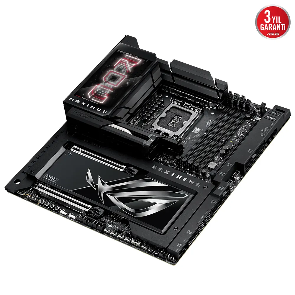 ASUS ROG MAXIMUS Z890 EXTREME Intel LGA1851 Z890 DDR5 8800+MHz(OC) E-ATX Gaming (Oyuncu) Anakart