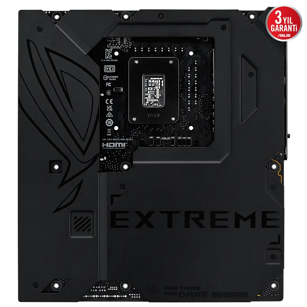 ASUS ROG MAXIMUS Z890 EXTREME Intel LGA1851 Z890 DDR5 8800+MHz(OC) E-ATX Gaming (Oyuncu) Anakart