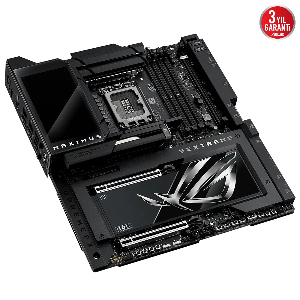 ASUS ROG MAXIMUS Z890 EXTREME Intel LGA1851 Z890 DDR5 8800+MHz(OC) E-ATX Gaming (Oyuncu) Anakart