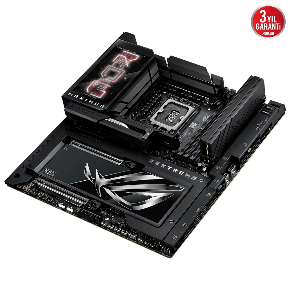 ASUS ROG MAXIMUS Z890 EXTREME Intel LGA1851 Z890 DDR5 8800+MHz(OC) E-ATX Gaming (Oyuncu) Anakart