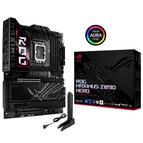 ASUS ROG MAXIMUS Z890 HERO Intel LGA1851 Z890 DDR5 8800+MHz(OC) ATX Gaming (Oyuncu) Anakart