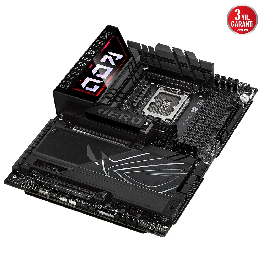 ASUS ROG MAXIMUS Z890 HERO Intel LGA1851 Z890 DDR5 8800+MHz(OC) ATX Gaming (Oyuncu) Anakart