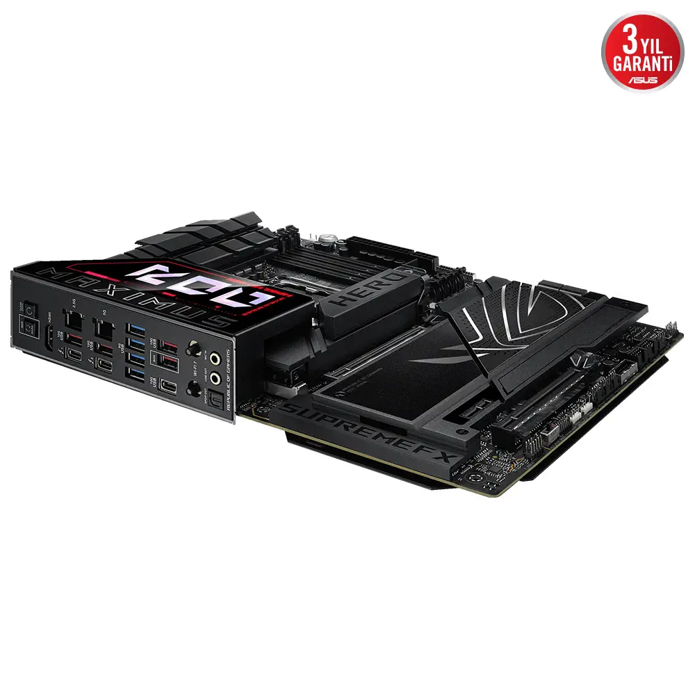 ASUS ROG MAXIMUS Z890 HERO Intel LGA1851 Z890 DDR5 8800+MHz(OC) ATX Gaming (Oyuncu) Anakart