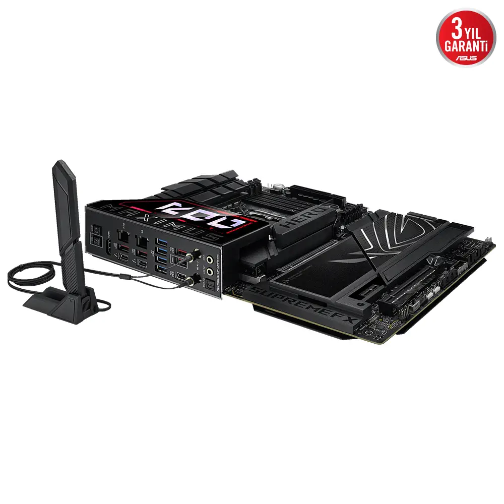 ASUS ROG MAXIMUS Z890 HERO Intel LGA1851 Z890 DDR5 8800+MHz(OC) ATX Gaming (Oyuncu) Anakart