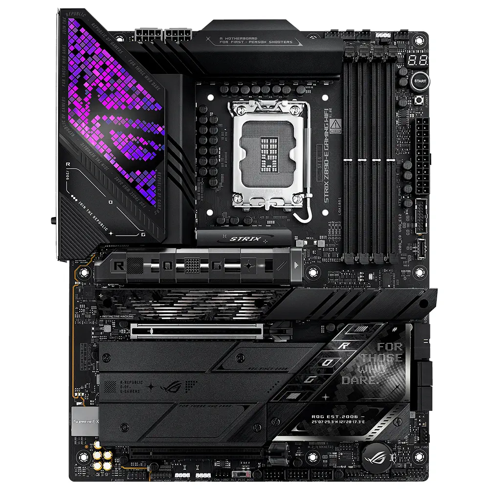 ASUS ROG STRIX Z890-E GAMING WIFI Intel LGA1851 Z890 DDR5 8800+MHz(OC) ATX Gaming (Oyuncu) Anakart