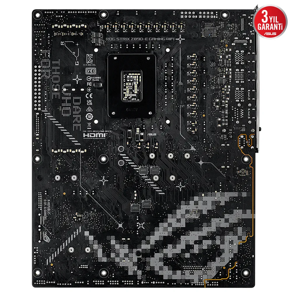 ASUS ROG STRIX Z890-E GAMING WIFI Intel LGA1851 Z890 DDR5 8800+MHz(OC) ATX Gaming (Oyuncu) Anakart