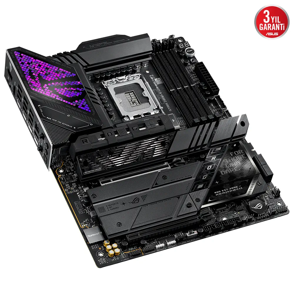 ASUS ROG STRIX Z890-E GAMING WIFI Intel LGA1851 Z890 DDR5 8800+MHz(OC) ATX Gaming (Oyuncu) Anakart