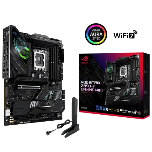 ASUS ROG STRIX Z890-F GAMING WIFI Intel LGA1851 Z890 DDR5 8800+MHz(OC) ATX Gaming (Oyuncu) Anakart