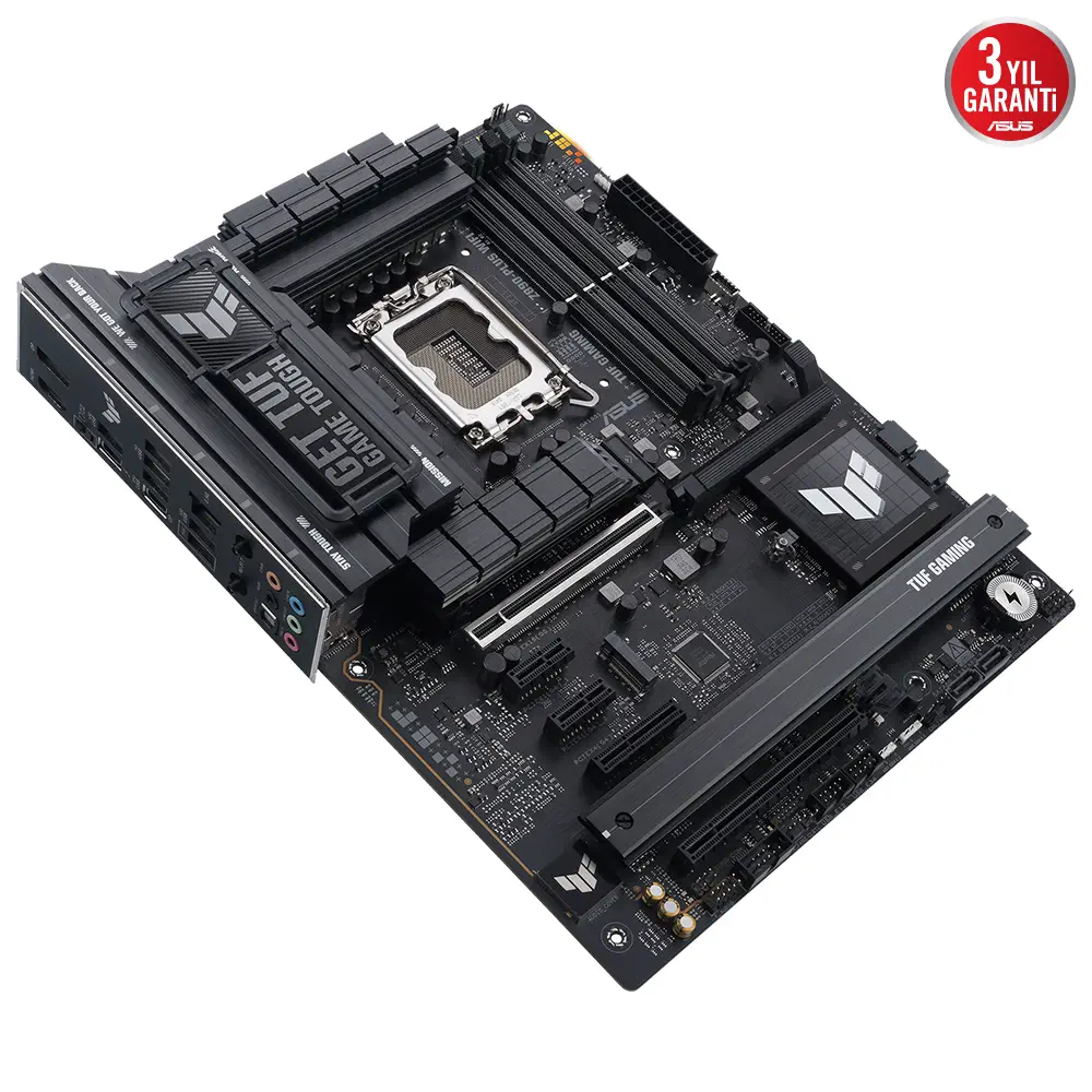 ASUS TUF GAMING Z890-PLUS WIFI Intel LGA1851 Z890 DDR5 9066+MHz(OC) ATX Gaming (Oyuncu) Anakart