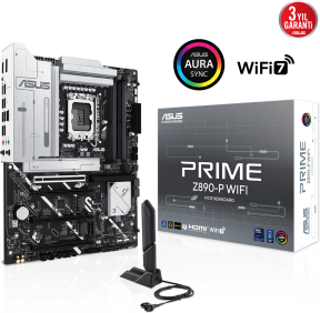 ASUS PRIME Z890-P WIFI Intel LGA1851 Z890 DDR5 8400+MHz(OC) ATX Gaming (Oyuncu) Anakart