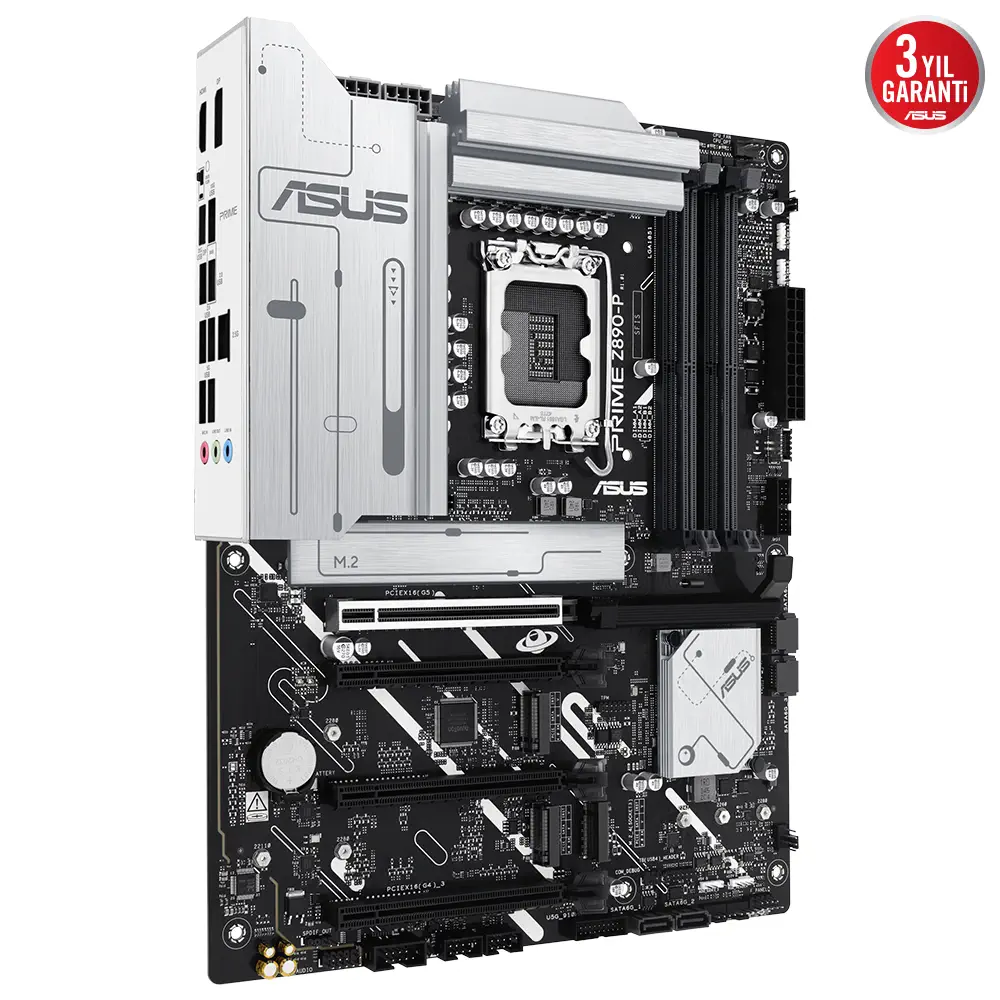 ASUS PRIME Z890-P Intel LGA1851 Z890 DDR5 8400+MHz(OC) ATX Gaming (Oyuncu) Anakart