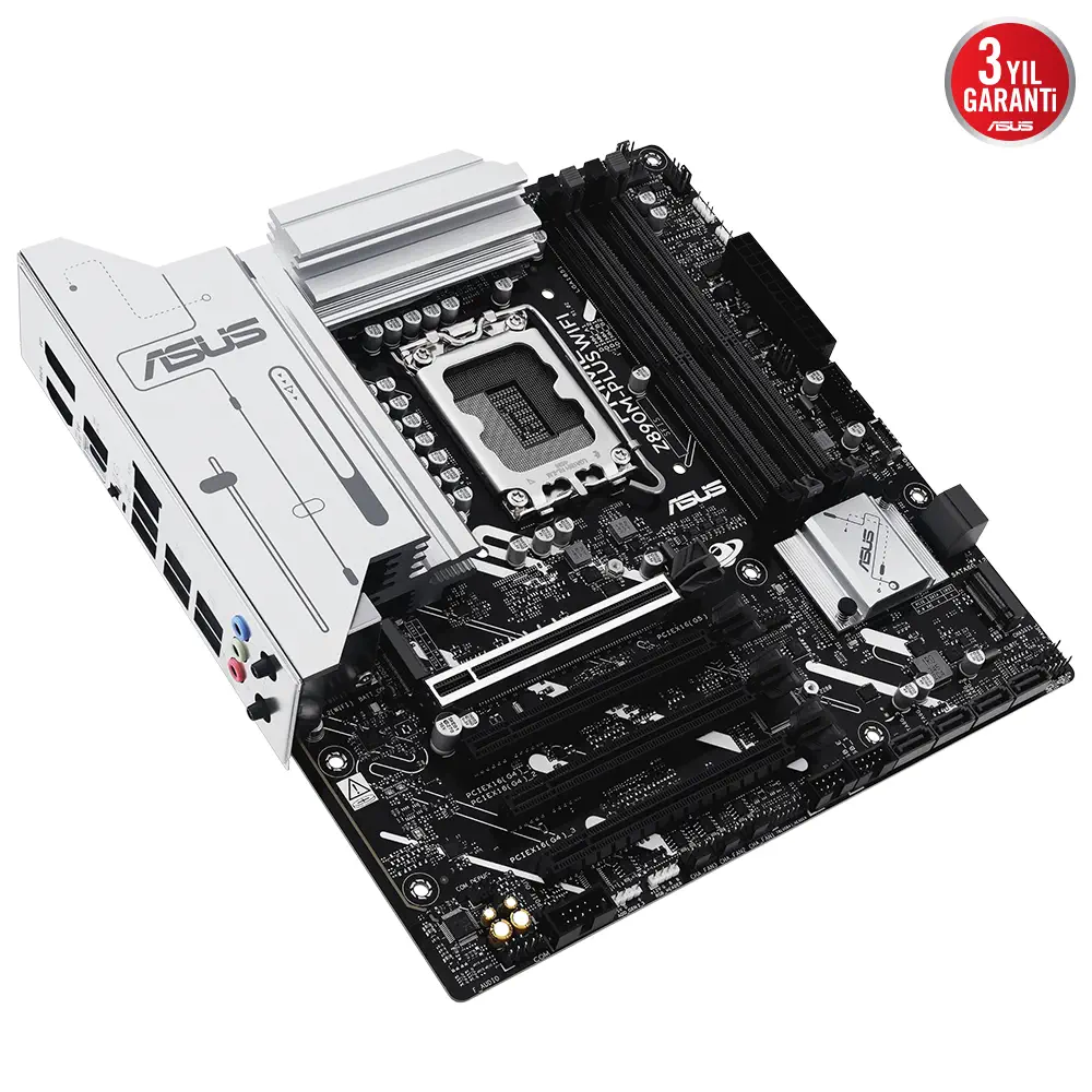 ASUS PRIME Z890M-PLUS WIFI Intel LGA1851 Z890 DDR5 8400+MHz(OC) ATX Gaming (Oyuncu) Anakart