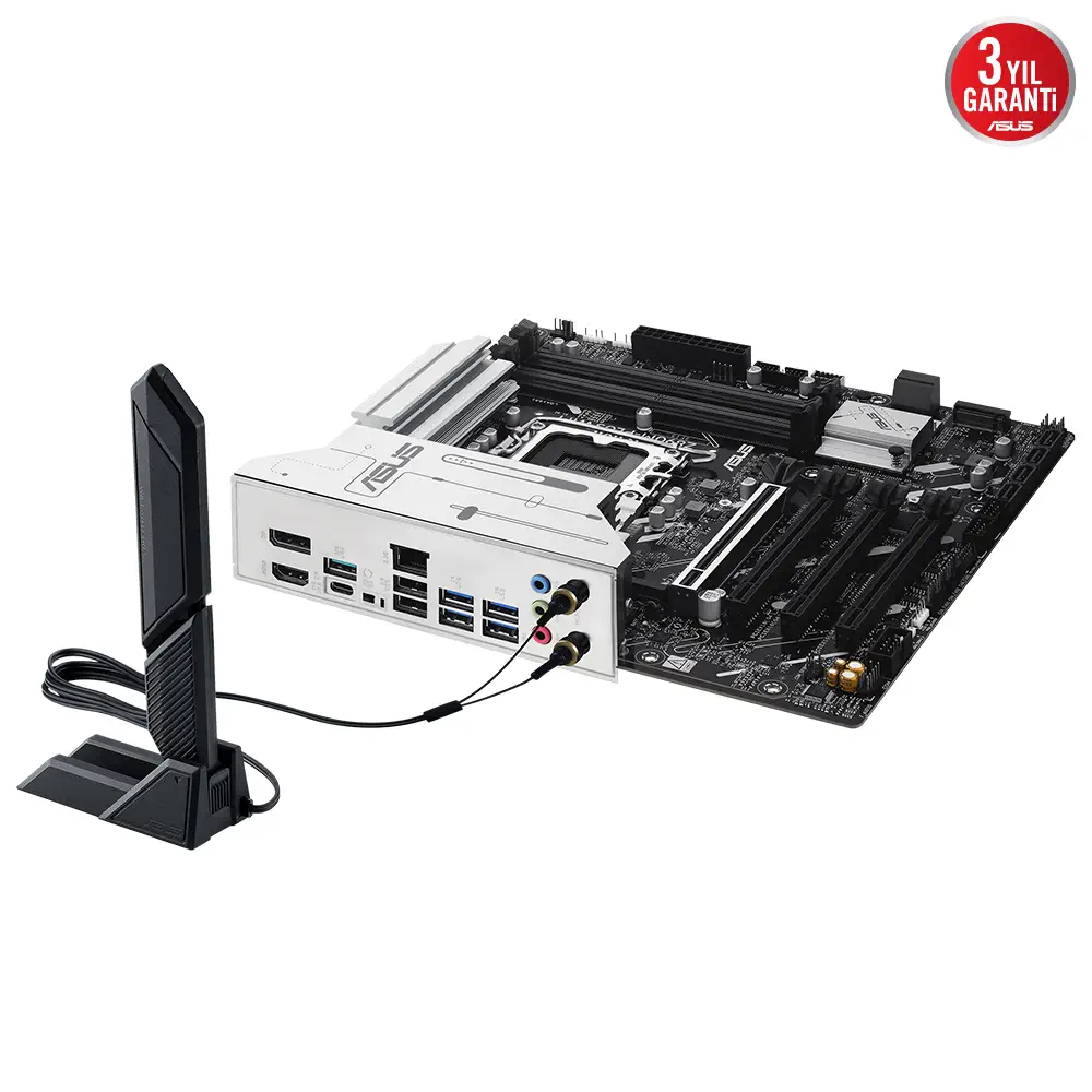 ASUS PRIME Z890M-PLUS WIFI Intel LGA1851 Z890 DDR5 8400+MHz(OC) ATX Gaming (Oyuncu) Anakart