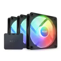 NZXT F120RGB Core RF-R12TF-B1 Üçlü Siyah Kasa Fanı