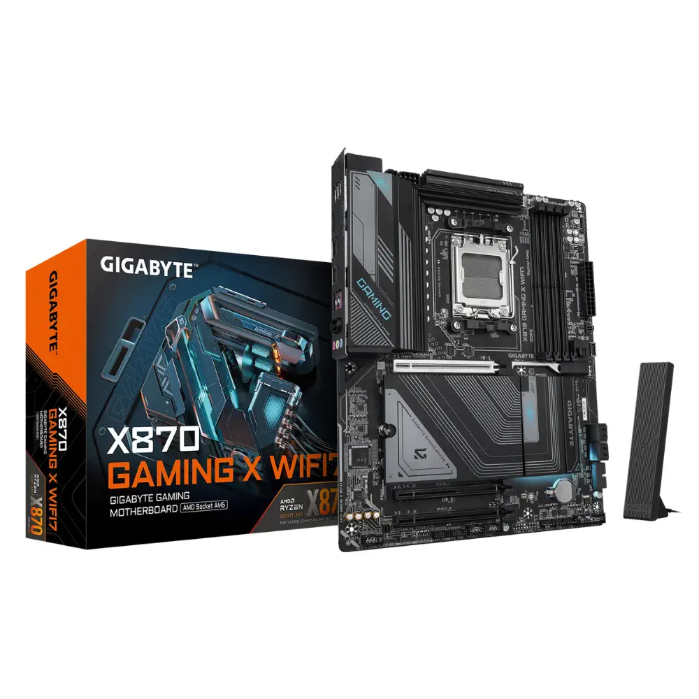 Gigabyte X870 GAMING X Soket AM5 DDR5 8200(OC) MHz Wifi 7 ATX Gaming (Oyuncu) Anakart