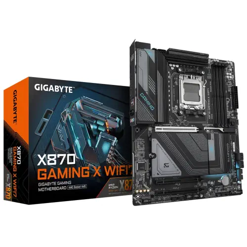 Gigabyte X870 GAMING X Soket AM5 DDR5 8200(OC) MHz Wifi 7 ATX Gaming (Oyuncu) Anakart