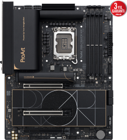 ASUS PROART Z890-CREATOR WIFI Intel LGA1851 Z890 DDR5 9066+MHz(OC) ATX Gaming (Oyuncu) Anakart