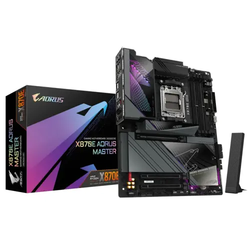 Gigabyte X870E AORUS MASTER Soket AM5 DDR5 8600(OC) ATX Gaming (Oyuncu) Anakart