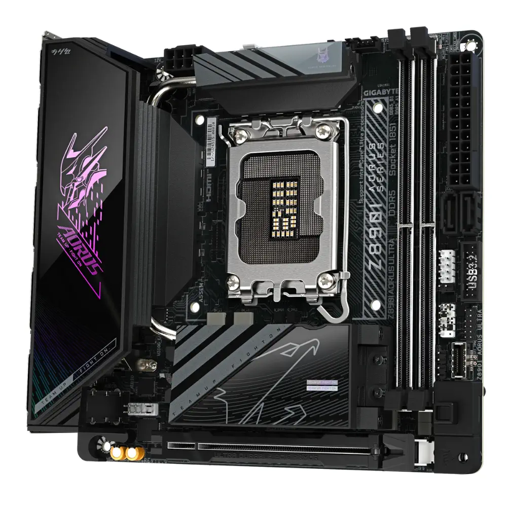 Gigabyte Z890I AORUS ULTRA Soket 1851 DDR5 8800(OC) MHz ATX Gaming (Oyuncu) Anakart