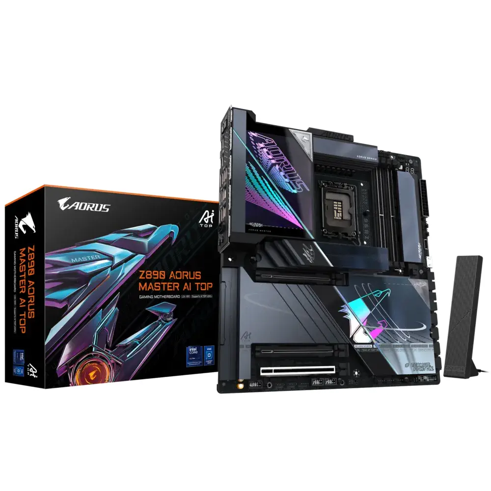 Gigabyte Z890 AORUS MASTER AI TOP Soket 1851 DDR5 9500(OC) MHz E-ATX Gaming (Oyuncu) Anakart