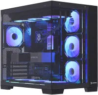 GamePower Warcry Pulse 4x12Cm ARGB Fan Temperli Cam ATX 750W 80+ Bronze Gaming Kasa