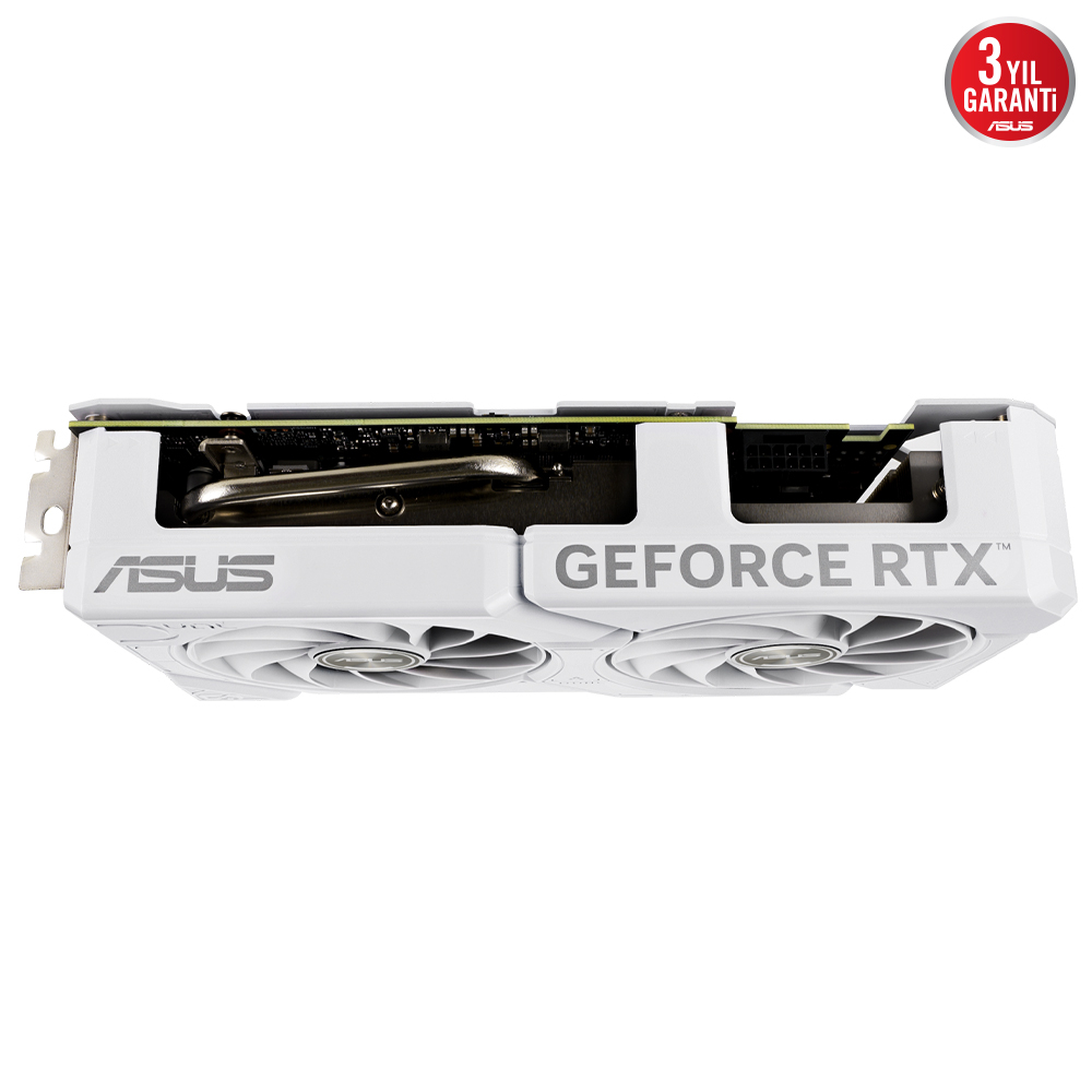 ASUS Dual GeForce RTX 4070 SUPER EVO White OC Edition 12GB GDDR6X 192Bit DX12 DLSS 3 Gaming (Oyuncu) Ekran Kartı
