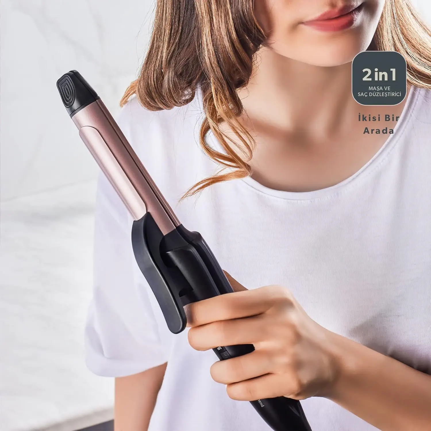 Homend Hairmony 4605H 2in1 Saç Düzleştirici ve Maşa