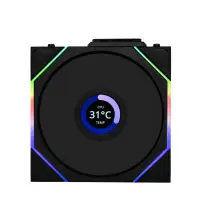 Lian Li UNI FAN REVERSE TL WIRELESS LCD 1x120mm Siyah Kasa Fanı (G99.12RTLLCD1W1B.00)