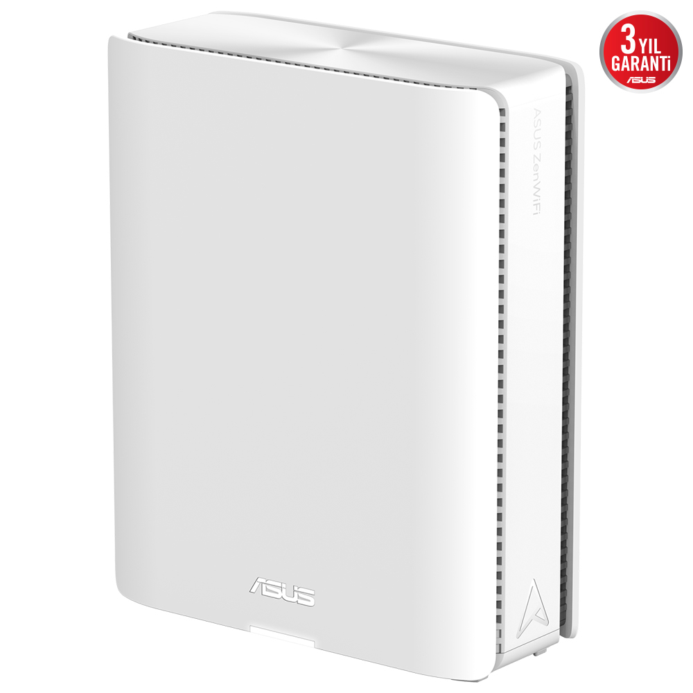 ASUS ZenWiFi BQ16 (W-2-PK) BE25000 Dört Bantlı Wi-Fi 7 Mesh Sistemi (Beyaz, İkili Paket)