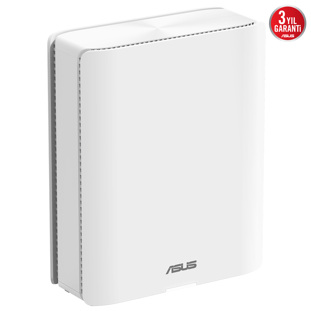 ASUS ZenWiFi BQ16 (W-2-PK) BE25000 Dört Bantlı Wi-Fi 7 Mesh Sistemi (Beyaz, İkili Paket)