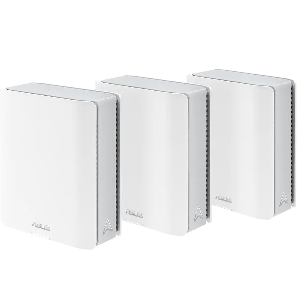 ASUS ZenWiFi BT10 (3-PK) BE1800 Üç Bantlı Wi-Fi 7 Mesh Sistemi (Beyaz, Üçlü Paket)