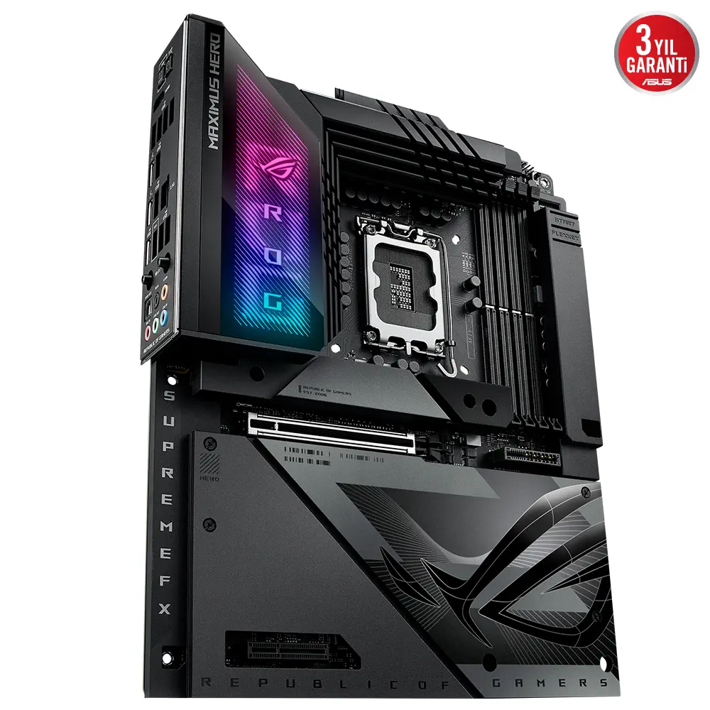 ASUS ROG Maximus Z790 Hero BTF Intel Z790 Soket LGA1700 DDR5 8000(OC)MHz ATX Gaming (Oyuncu) Anakart 