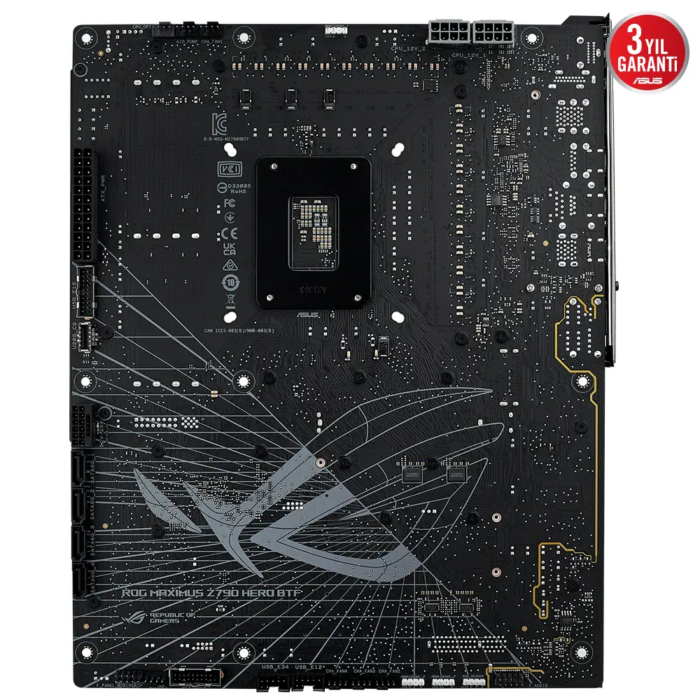 ASUS ROG Maximus Z790 Hero BTF Intel Z790 Soket LGA1700 DDR5 8000(OC)MHz ATX Gaming (Oyuncu) Anakart 