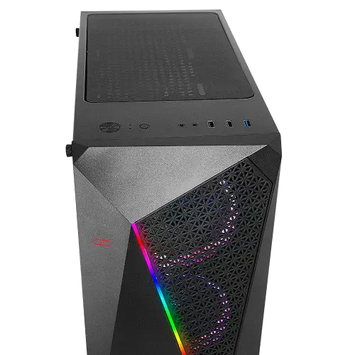 Hiper Lux 600W 3x120mm Rainbow Gaming ATX Kasa 