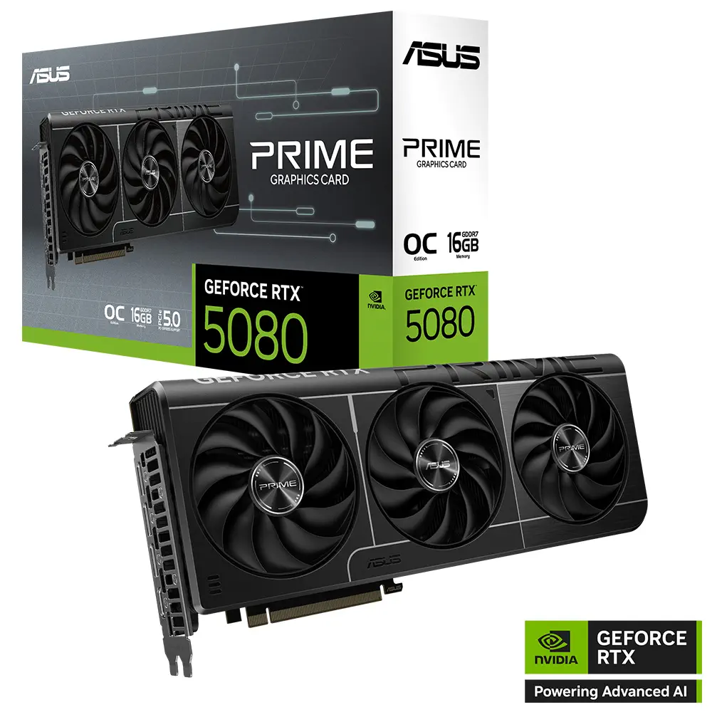 ASUS PRIME GeForce RTX 5080 PRIME-RTX5080-O16G 16GB GDDR7 OC Edition 256 Bit Gaming (Oyuncu) Ekran Kartı